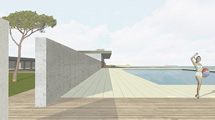 progetto del nuovo centro balneare regionale al lido di Locarno